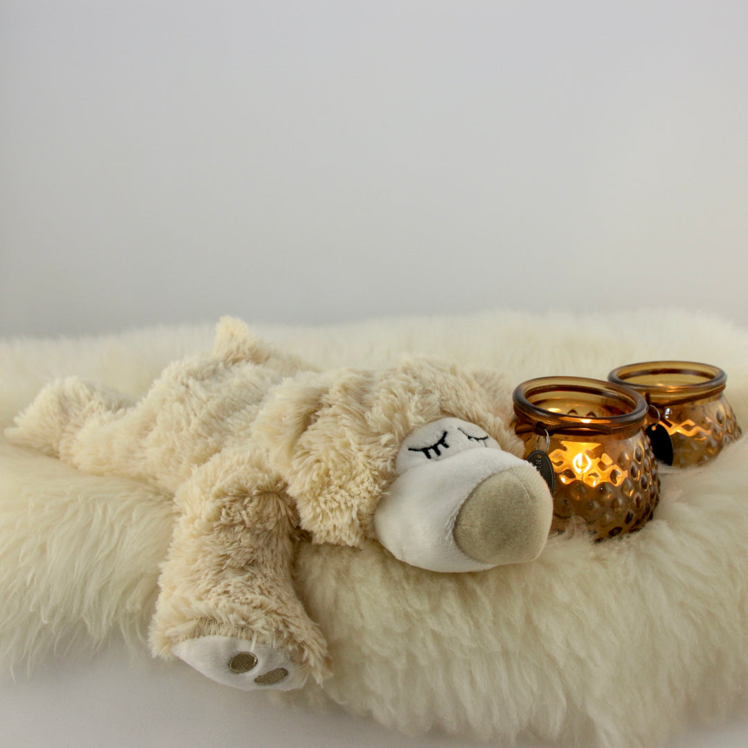 Warmies Sleepy Bear Beige