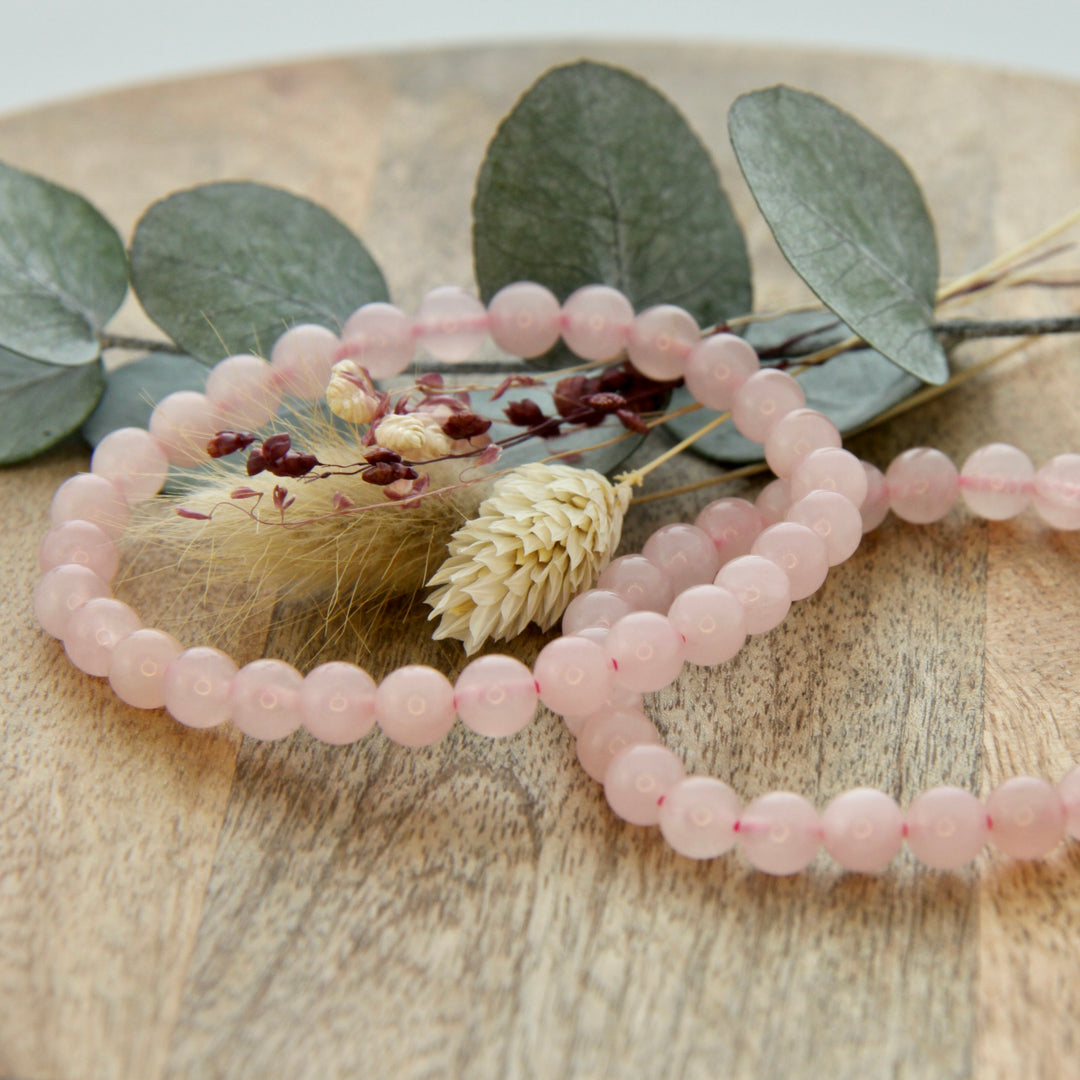 Edelsteen Armband Rozenkwarts
